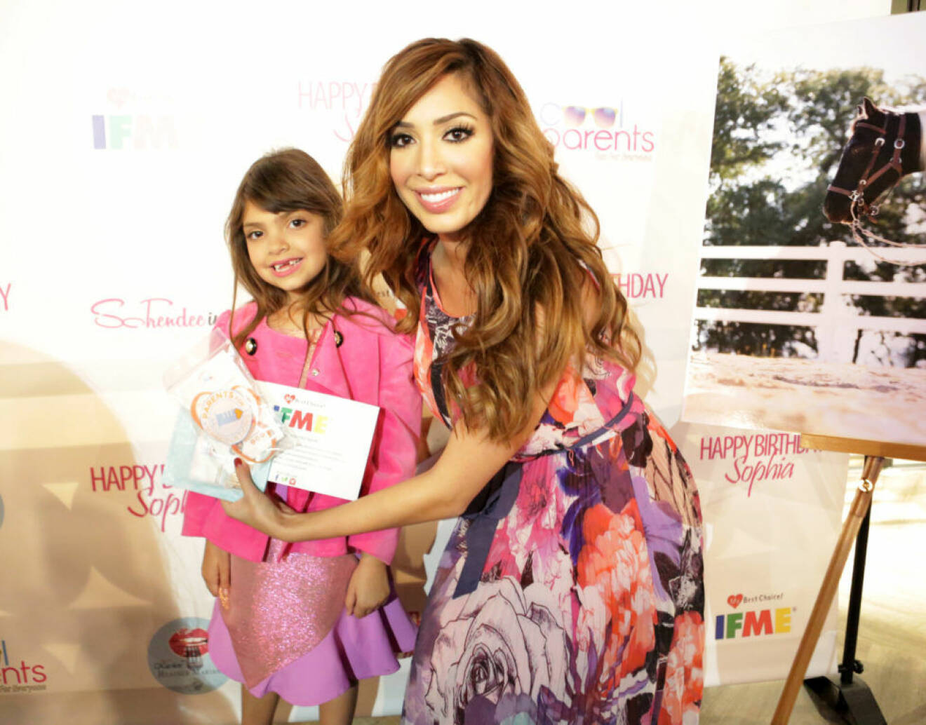 EXCLUSIVE: Farrah Abraham's daughter Sophia has a blasting 7th birthday party!