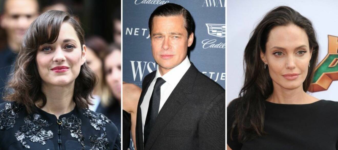 Brad Pitt sägs ha en relation utanför jobbet med Marion Cotillard - något som Angelina Jolie fick reda på.