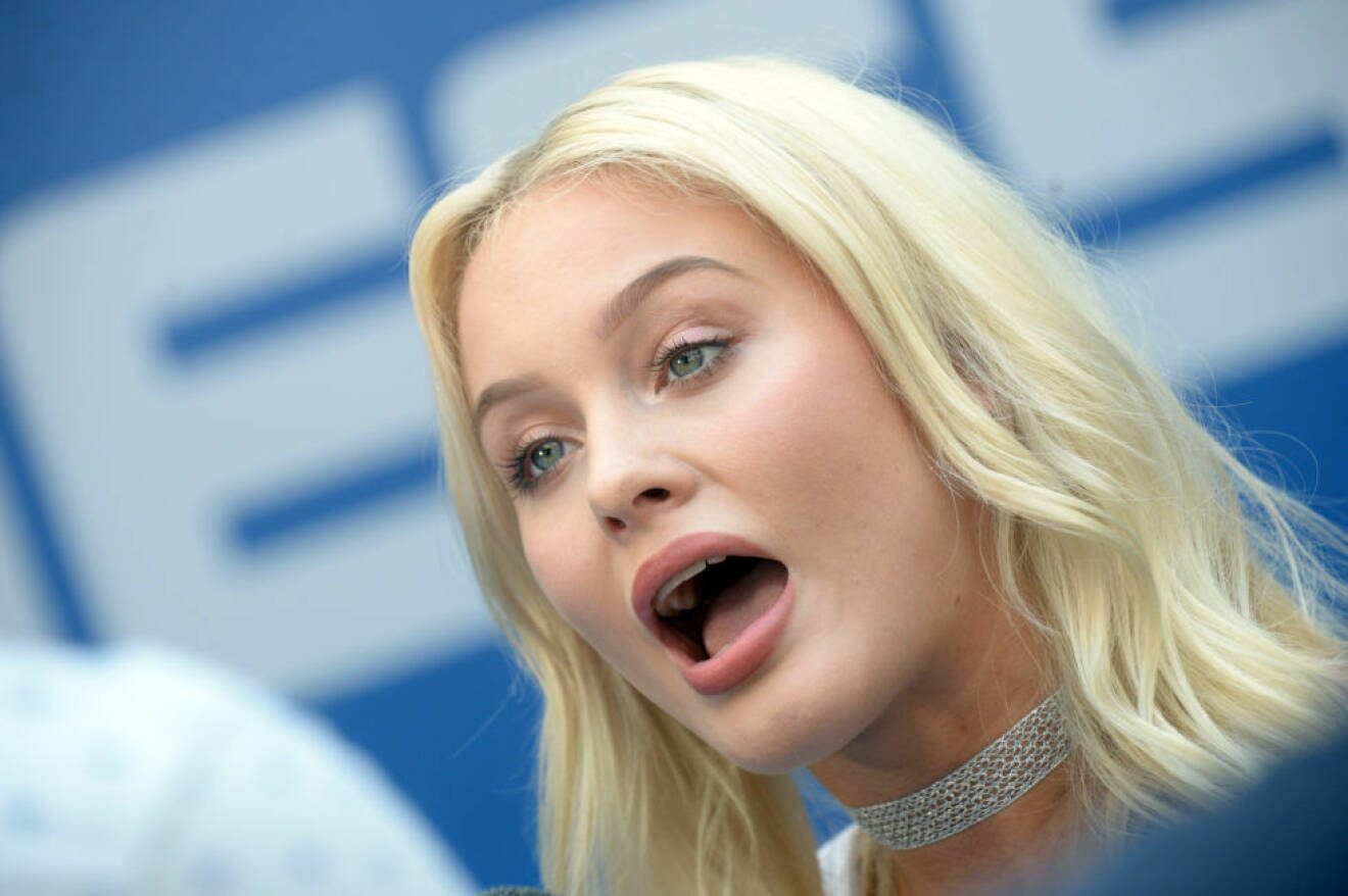 Stars at the stadium during Arthur Ashe Kids' Day prior to the start of the 2016 US Open at the USTA Billie Jean King National Tennis Center on August 27, 2016 in the Queens borough of New York City, New York. Pictured: Zara Larsson Ref: SPL1341811 270816 Picture by: Splash News Splash News and Pictures Los Angeles: 310-821-2666 New York: 212-619-2666 London: 870-934-2666 photodesk@splashnews.com 