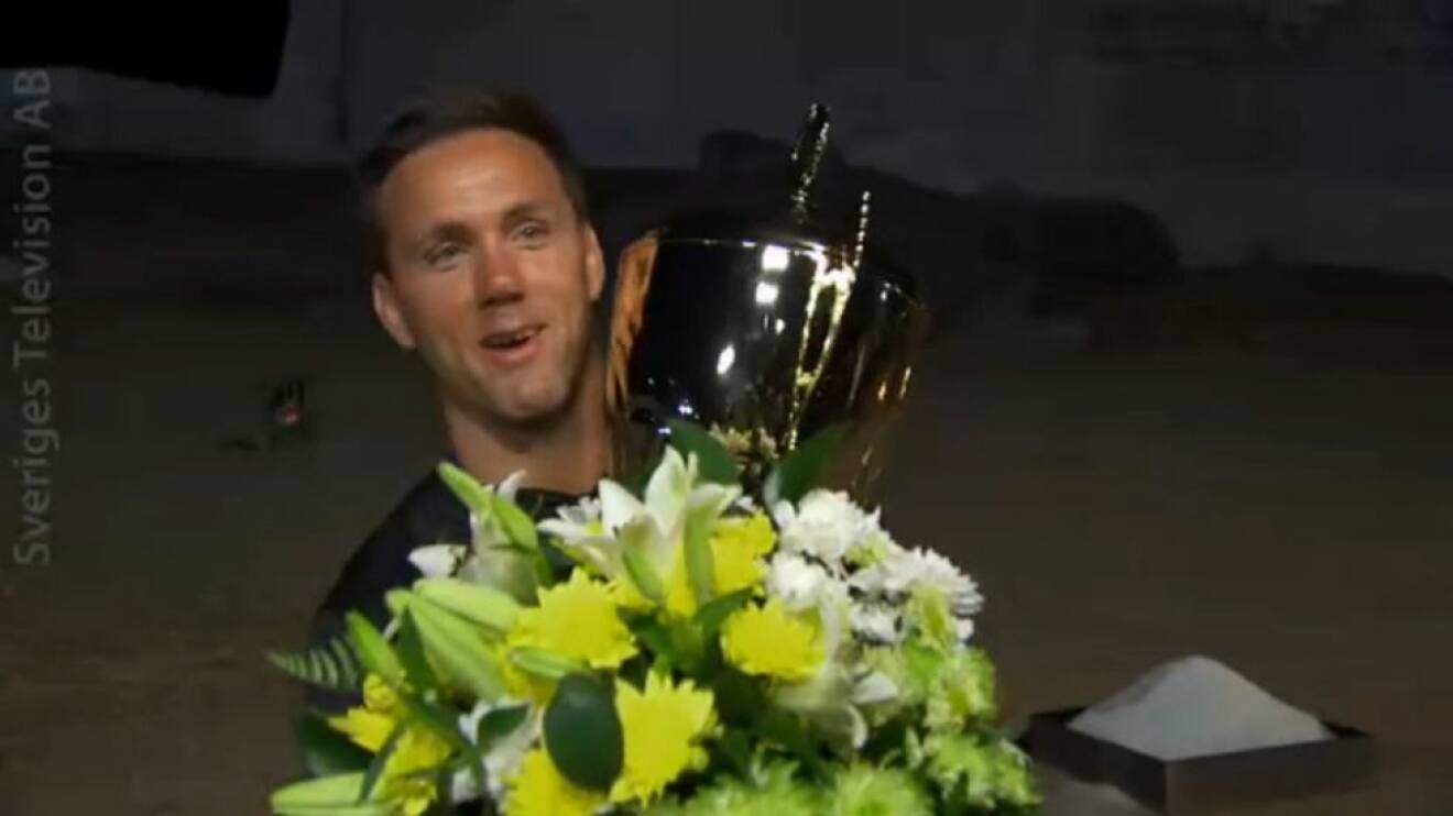 Det var en lycklig Martin Lidberg som tog hem förstapriset i årets "Mästarnas Mästare". 