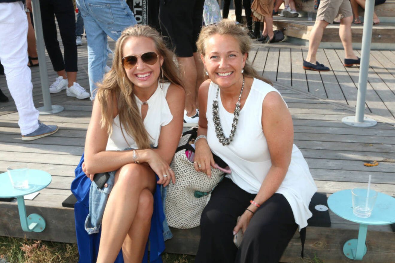 Sandra Bergqvist och mamma Yvonne Ryding sommaren 2017.