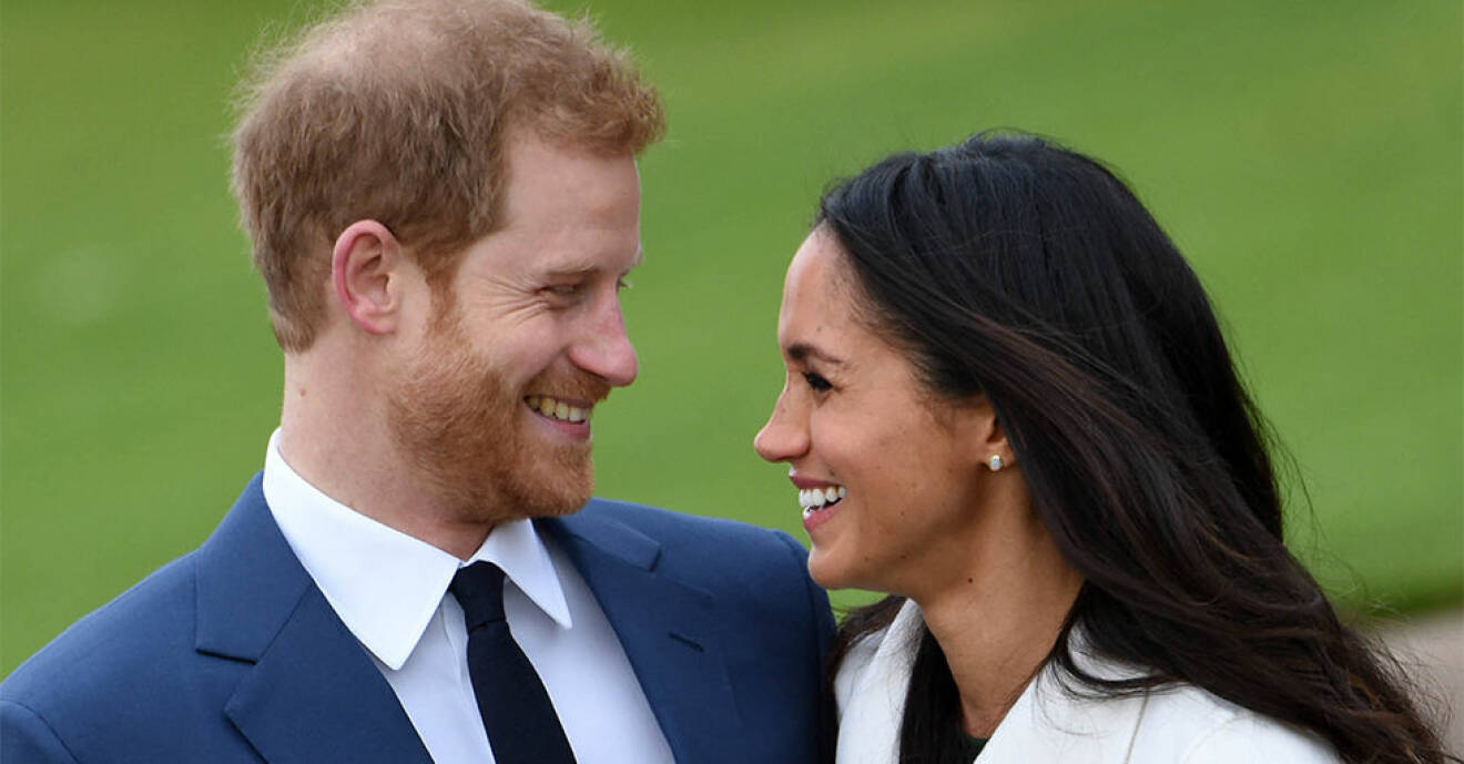 Prins Harry och Meghan Markle tillkännager sin förlovning.
