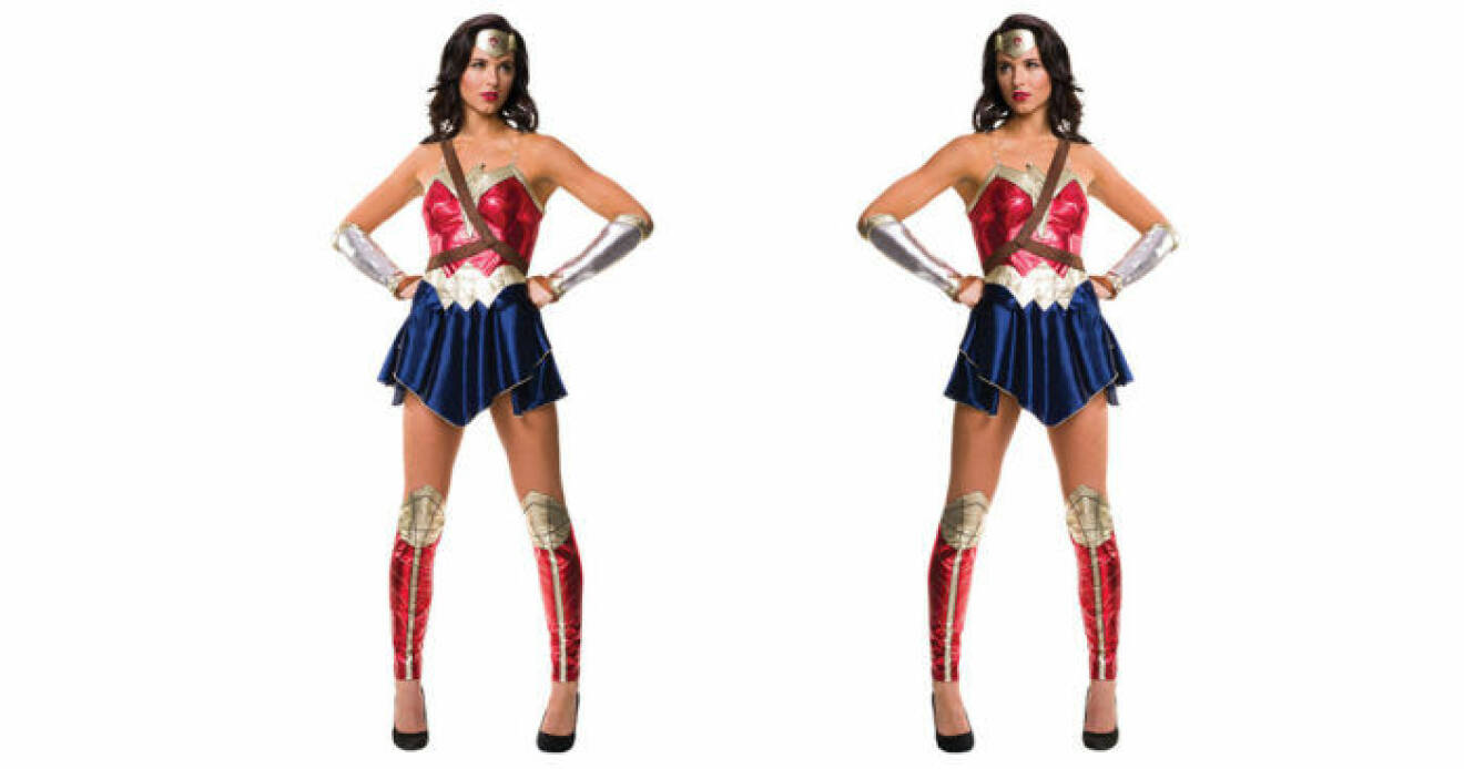 Wonder Woman maskeradoutfit