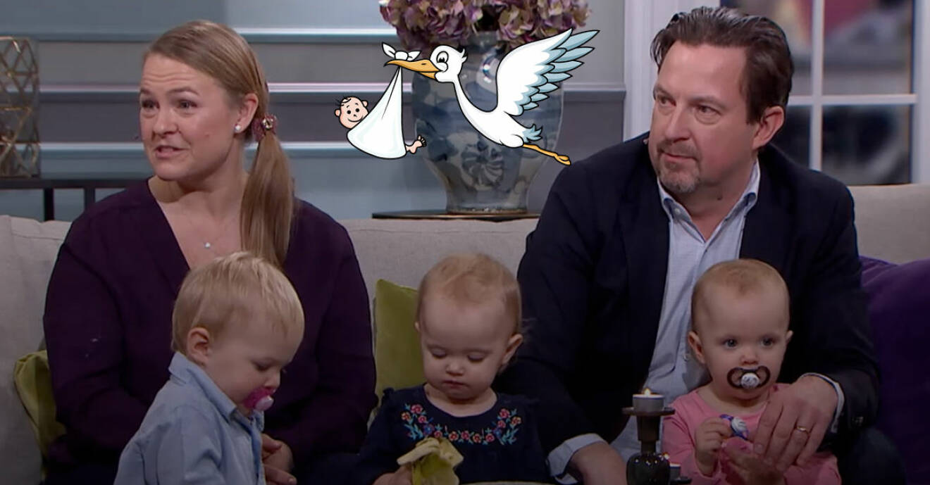 Sofia och Johan Kyllönen får vi följa i Oops - det blev trillingar i TV4:s systerkanal Sjuan. Nu berättar de i Malou efter tio om hur svårt de hade att bli gravida.