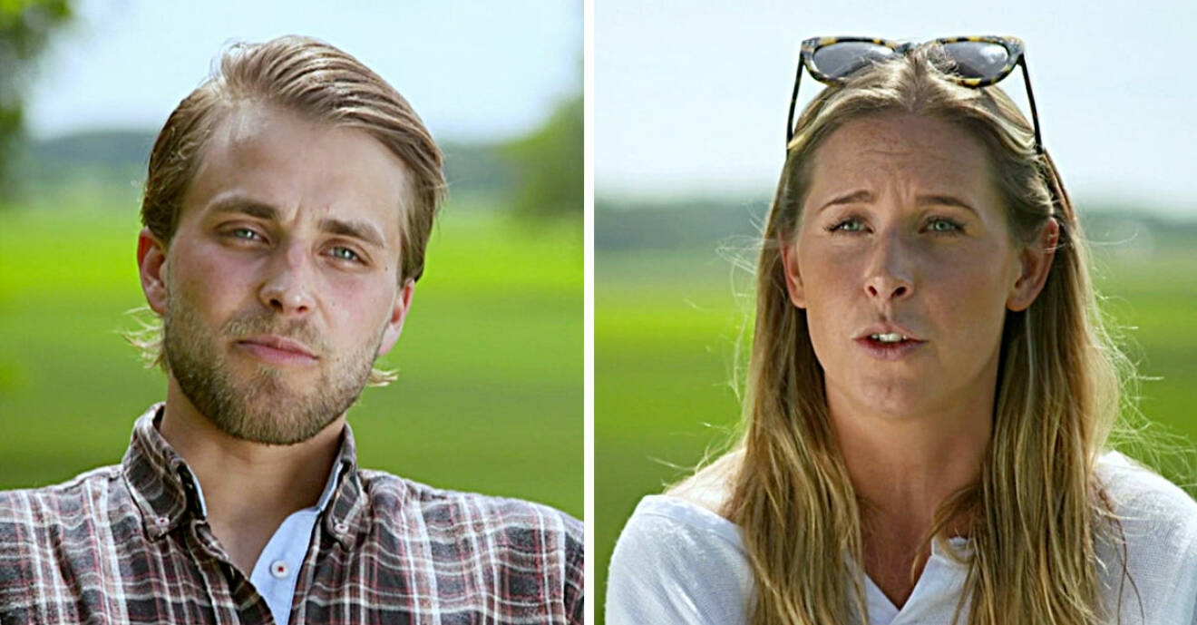 Joacim Rickling och Caroline Kejbert från TV4:s Bonde söker fru.