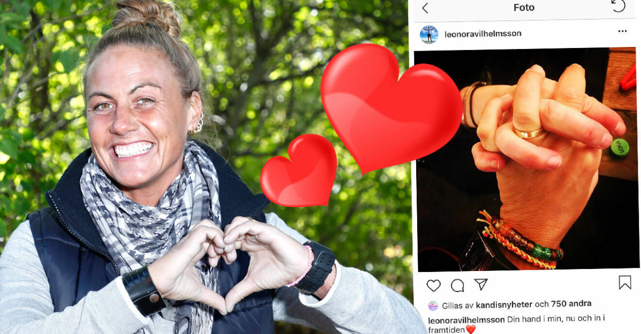 Leonora Vilhelmsson från Bonde söker fru avslöjar för Hänt att hon inte är singel längre och på sin Instagram visar hon upp sin nya kärlek.