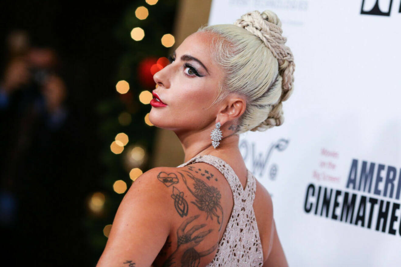 Lady Gaga på röda mattan