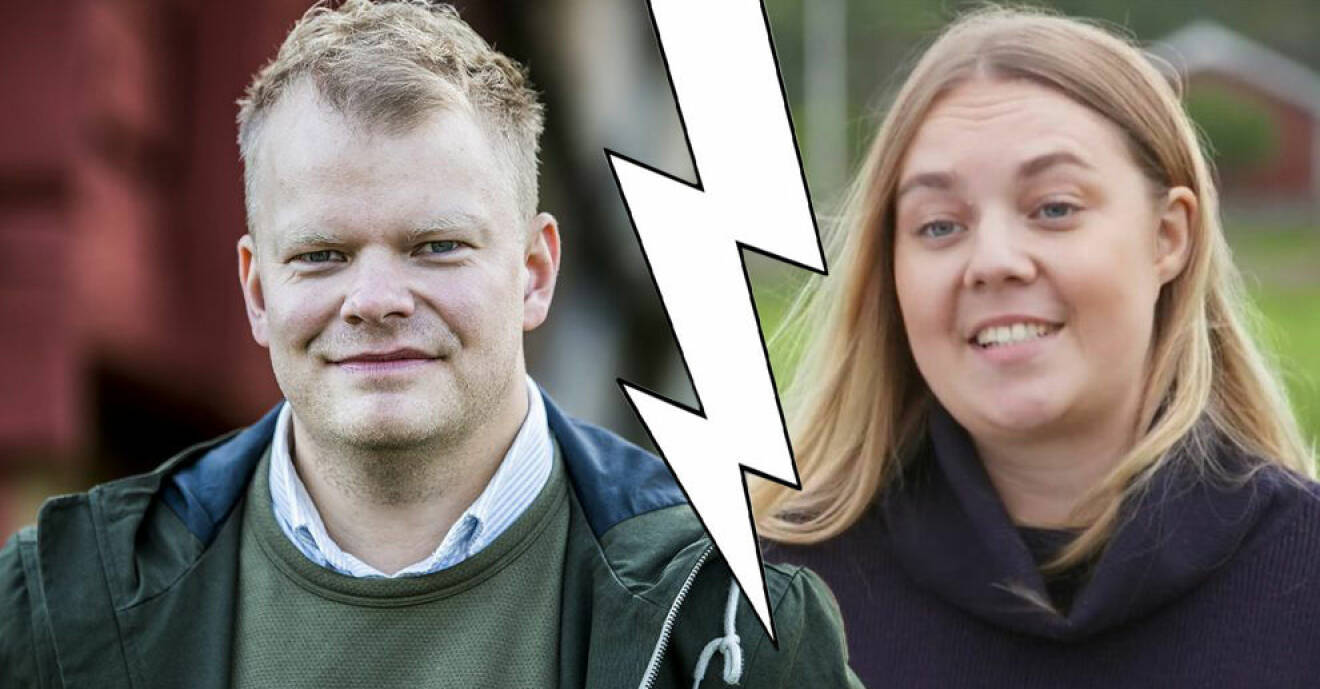 Per Solberg och Sofie Öman har gjort slut. De träffades i Bonde söker fru på TV4.