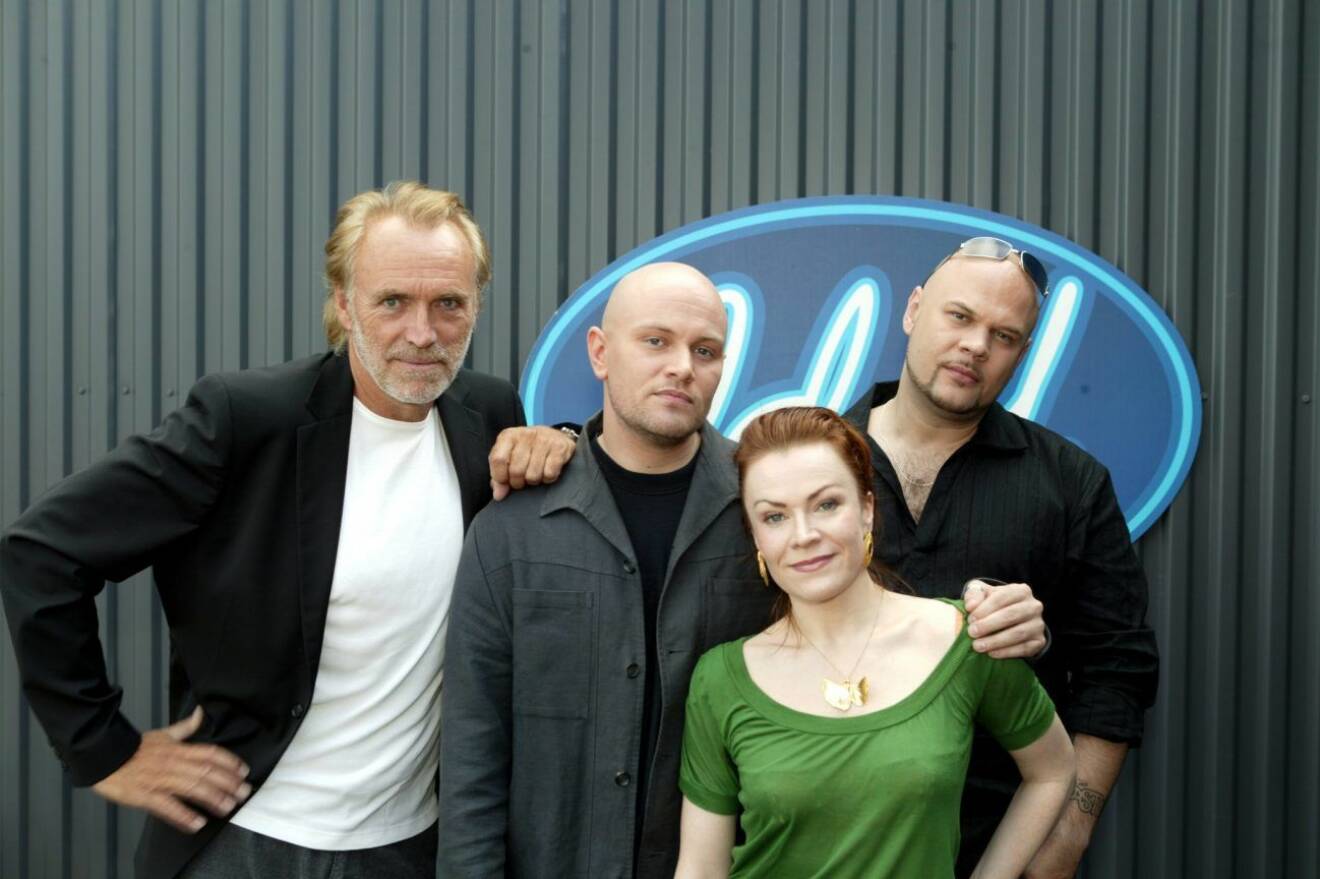 Idoljuryn 2004 bestod av Claes af Geijerstam, Daniel Breitholtz, Kishti Tomita och Peter Swartling