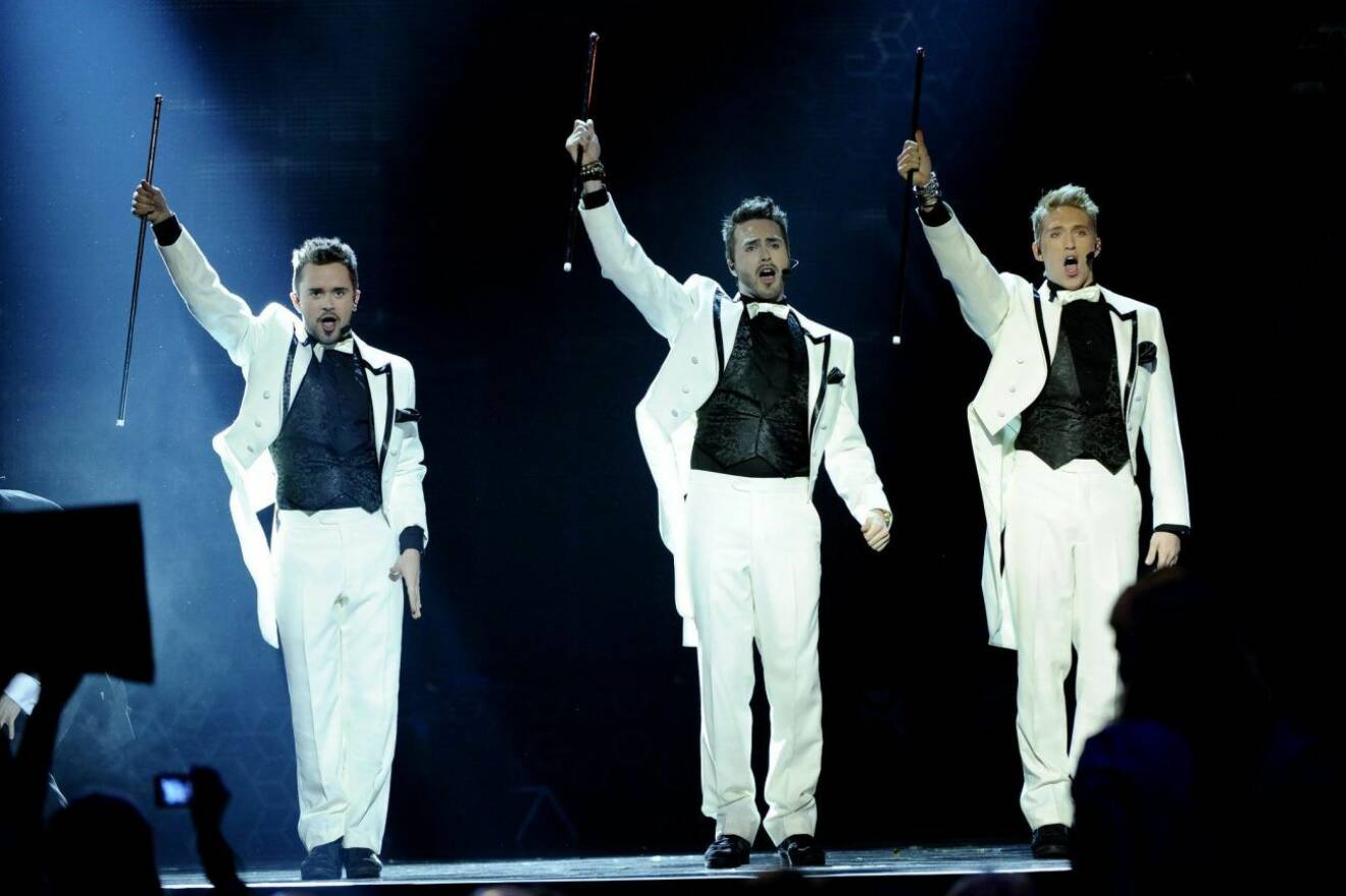 Erik Segerstedt, Mattias Andréasson och Danny Saucedo sjunger i Melodifestivalen