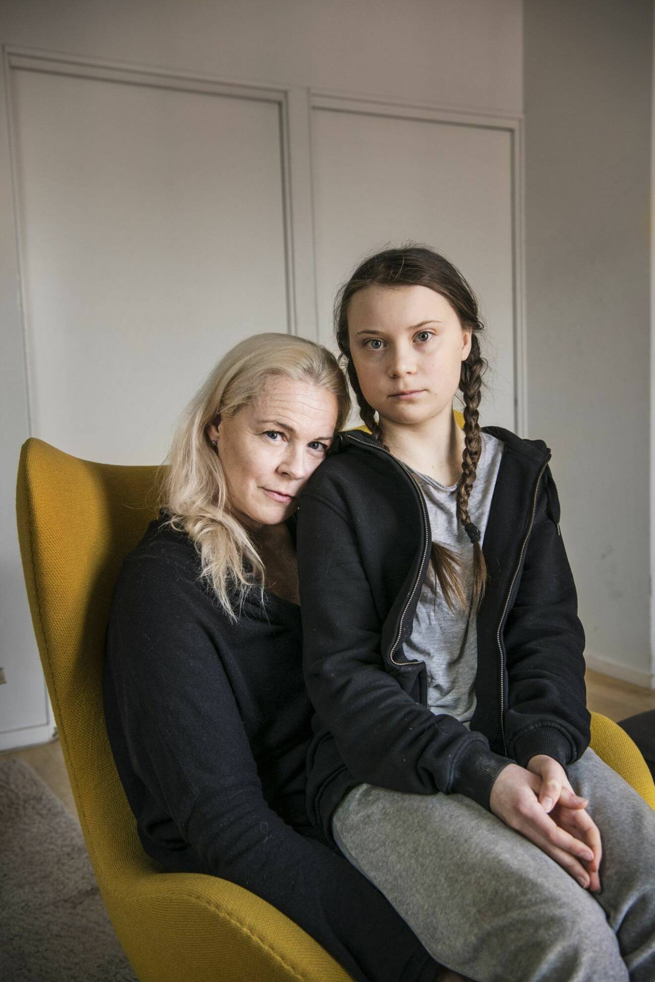 Greta Thunberg och mamma Malena Ernman