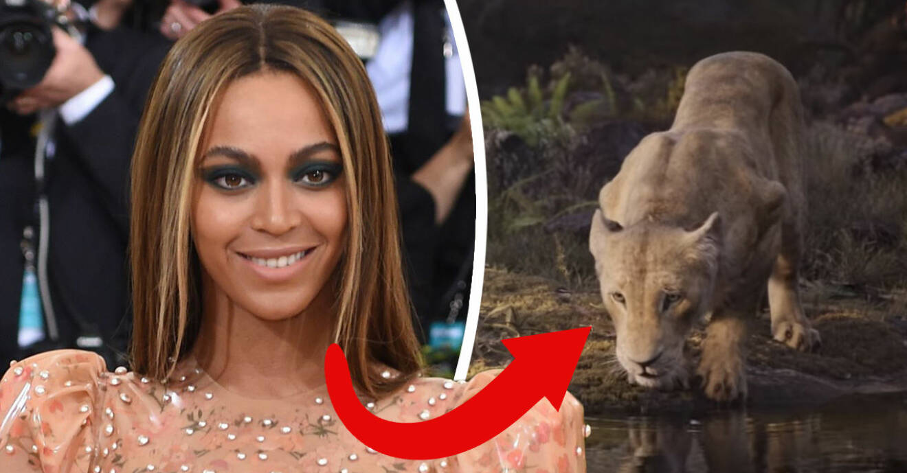 Beyoncé hörs för första gången som Nala i Disneys nya version av Lejonkungen.