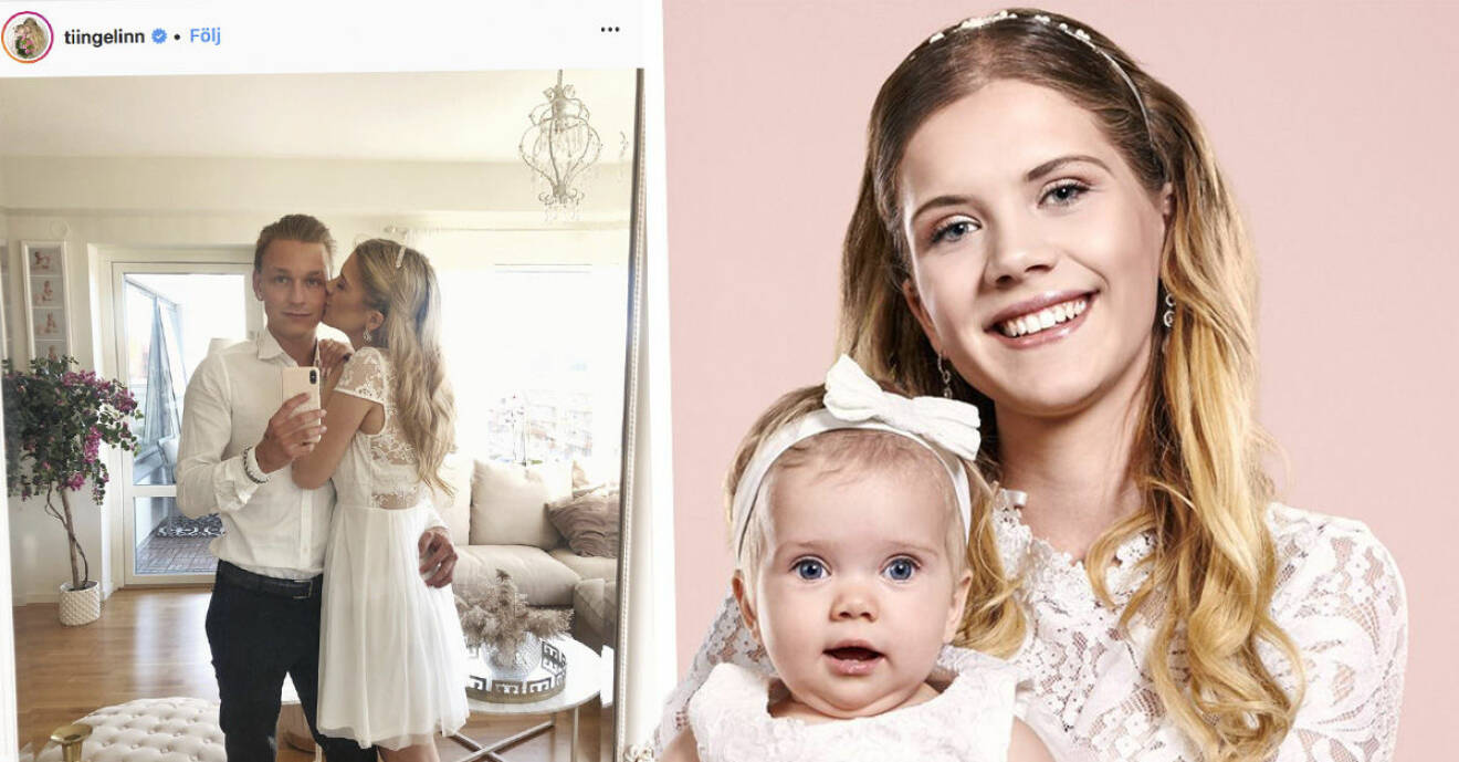 Linn Andersson från TV3:s Unga mammor har funnit kärleken i nya pojkvännen Gabriel.