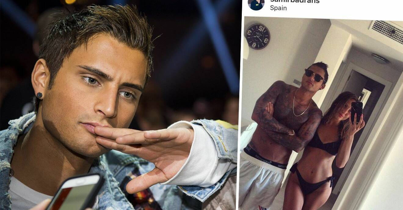 Samir Badran raderade sitt konto på Instagram efter hatet mot flickvännen Julia Sundquist.