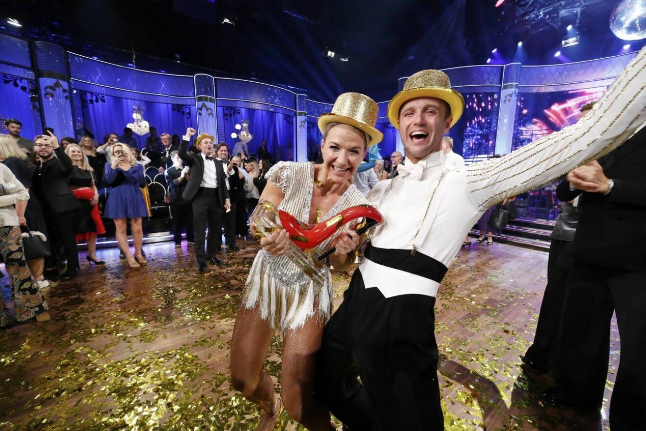 Kristin Kaspersen och Calle Sterner vann Let's dance 2018.