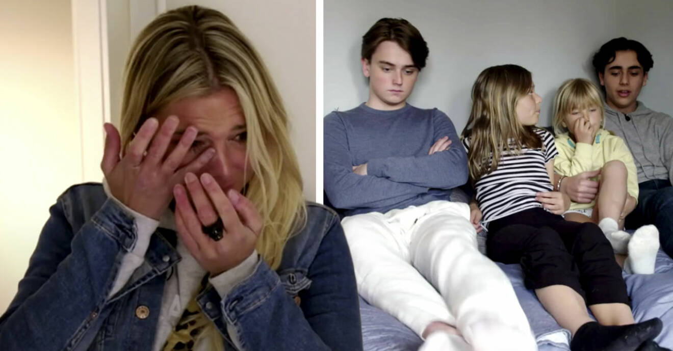 Hannah Graafs tårar efter insikten om barnen efter skilsmässan från Peter Karyd.