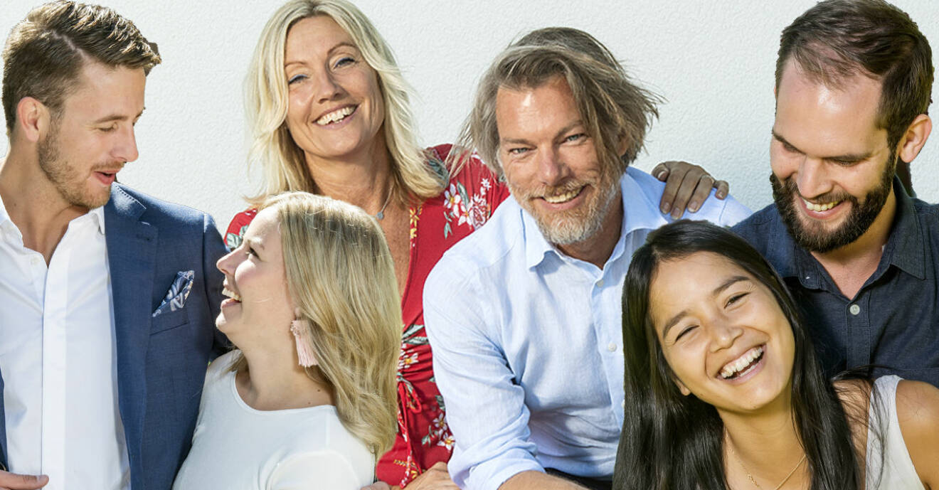 Magnus Nilsson, Jannica Levin, Malin Alpsjö, Daniel Elander, Mina Alvesson Due Billing och Niclas Gråberg var med i Gift vid första ögonkastet 2019.