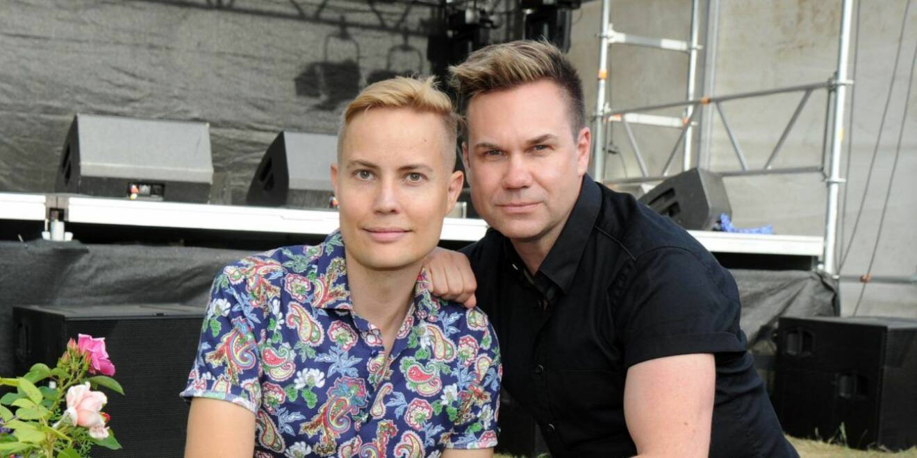 TV4:s Henrik Alsterdal och Anders Pihlblad är ett par.