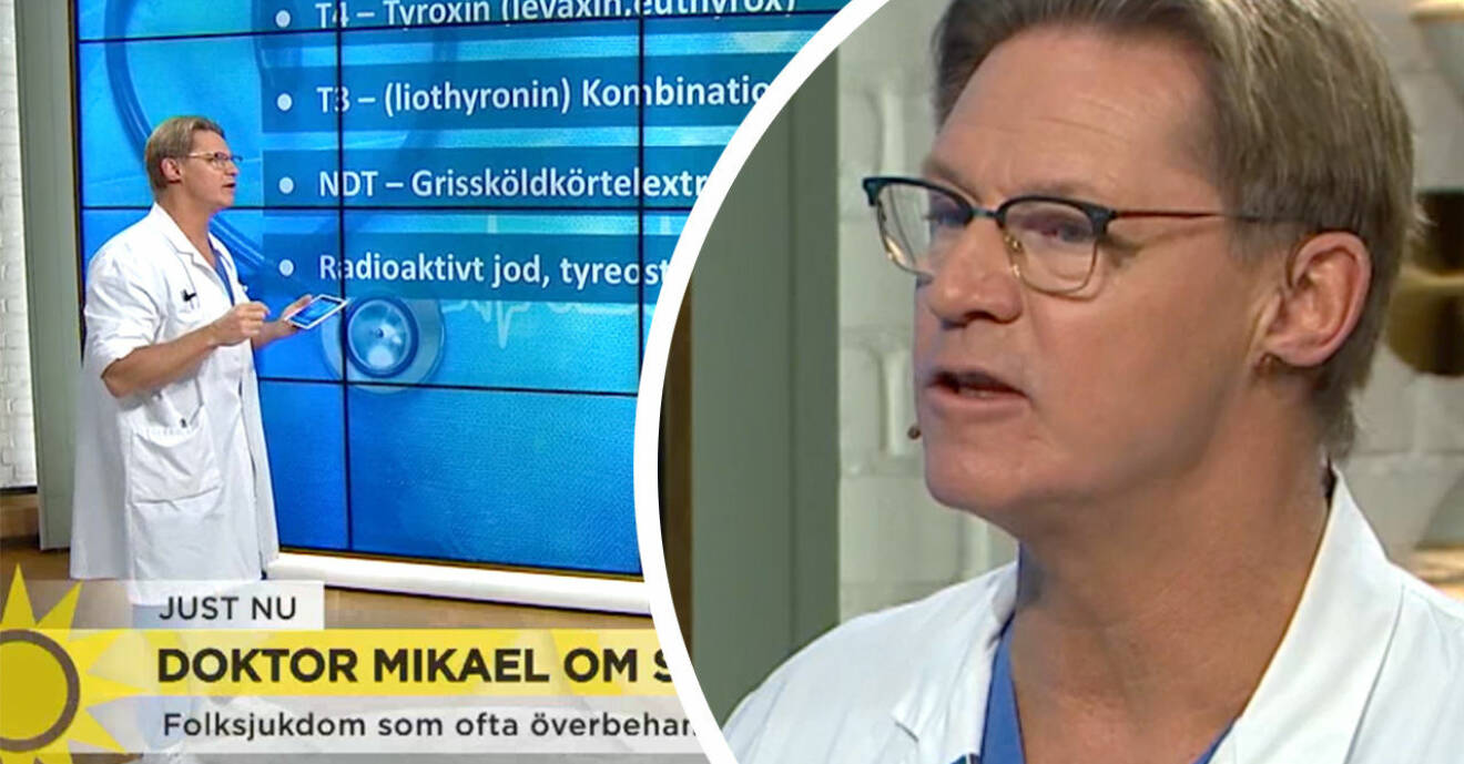 Doktor Mikael hyllas av TV4-tittarna efter inslaget om sköldkörteln i Nyhetsmorgon.