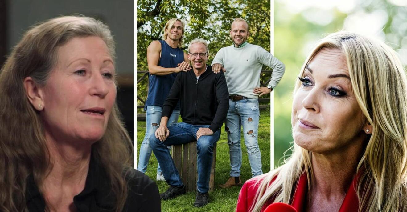 Mia Sandberg, Bönderna i Kärlek åt alla och Linda Lindroff
