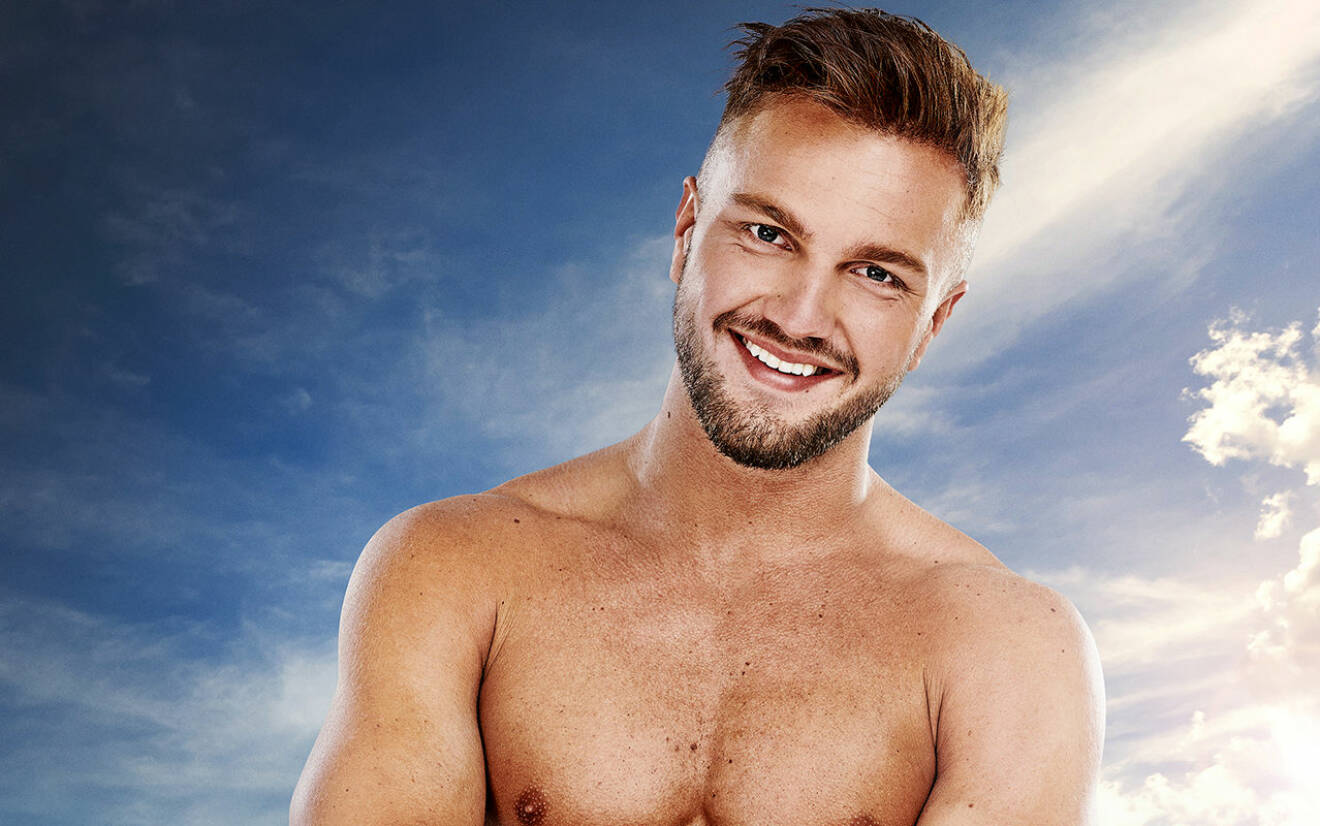 Emil Andersson i Ex on the beach 2019.
