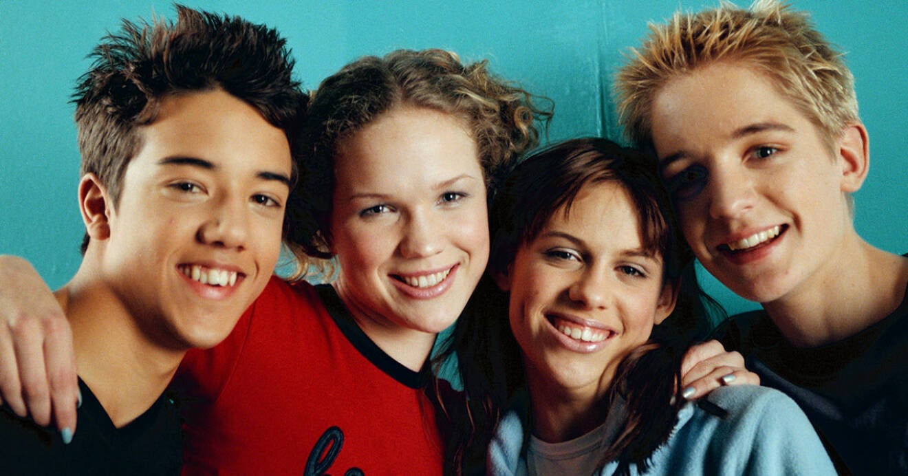 A-teens 1999: Amit Paul, Marie Serneholt, Sara Lumholdt, Danni Lennevald.