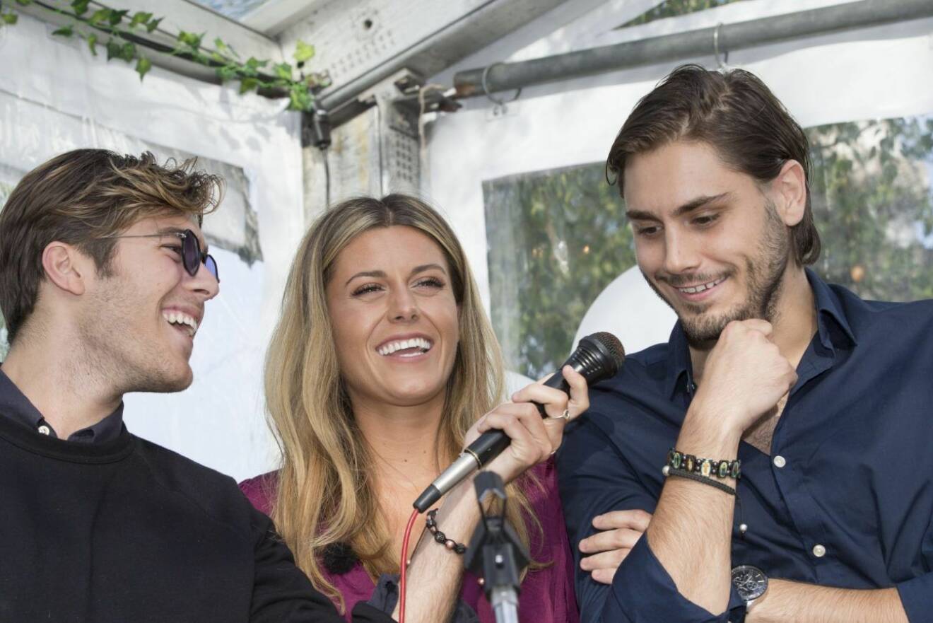Syskonen Benjamin Ingrosso, Bianca Ingrosso och Oliver Ingrosso firade på mormor Christina Schollins födelsedag. 