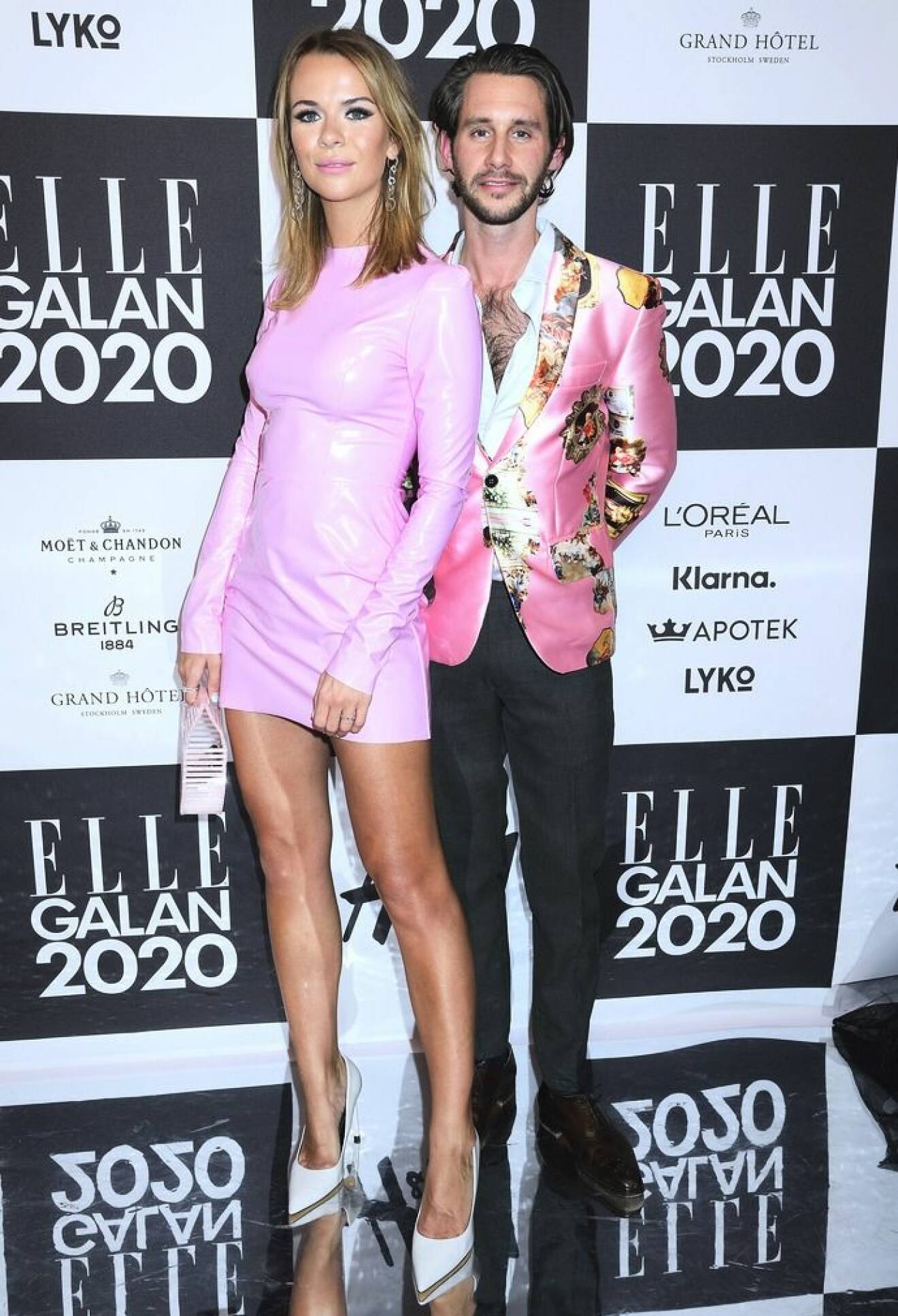 Margaux och Jacob på Elle-galan 2020.