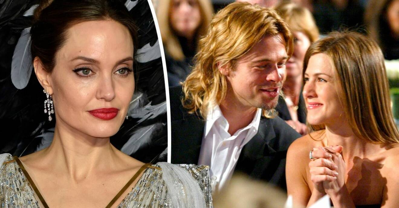 Angelina Jolie, Brad Pitt och Jennifer Aniston