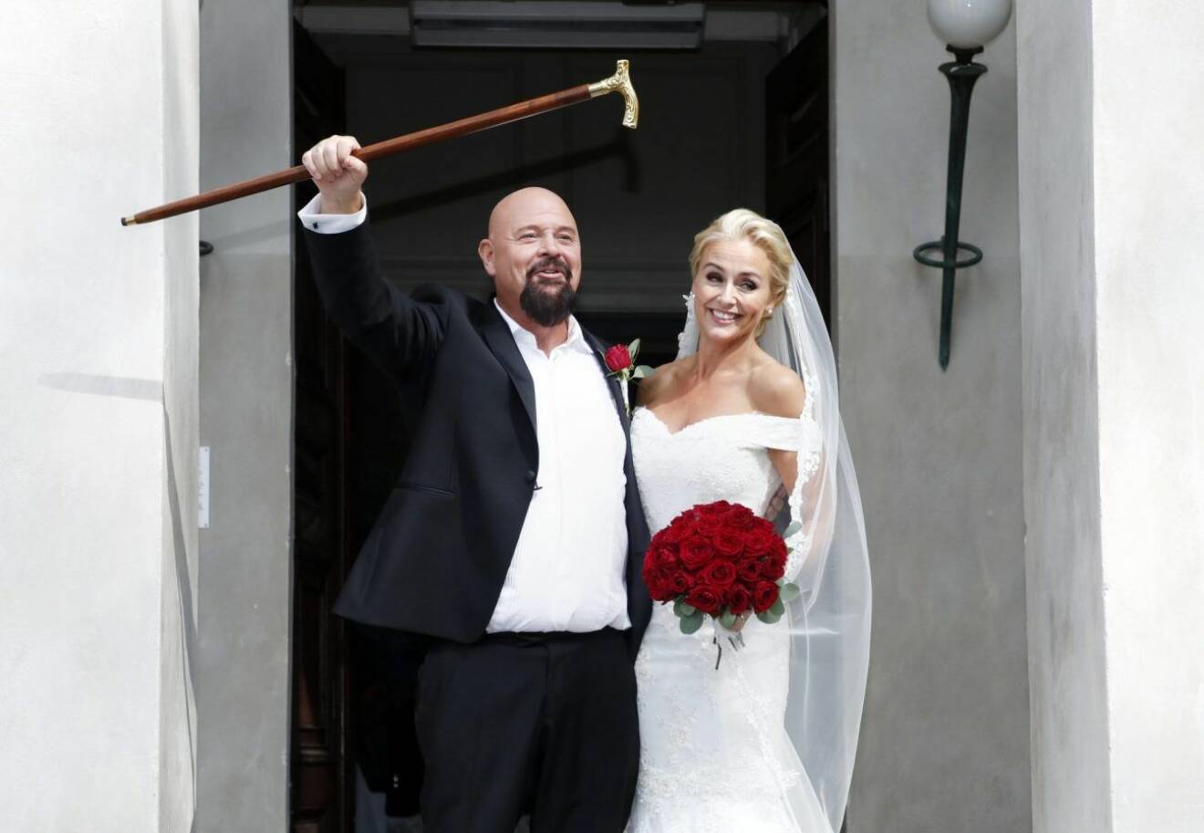 Anders Bagge och Johanna Lind gifte sig i augusti 2018. 