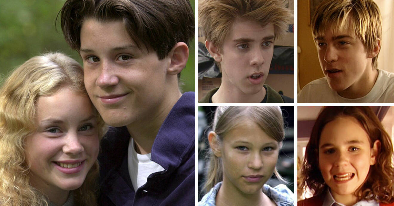 Skådespelarna i tv-serien och filmen Eva & Adam 1999-2001.