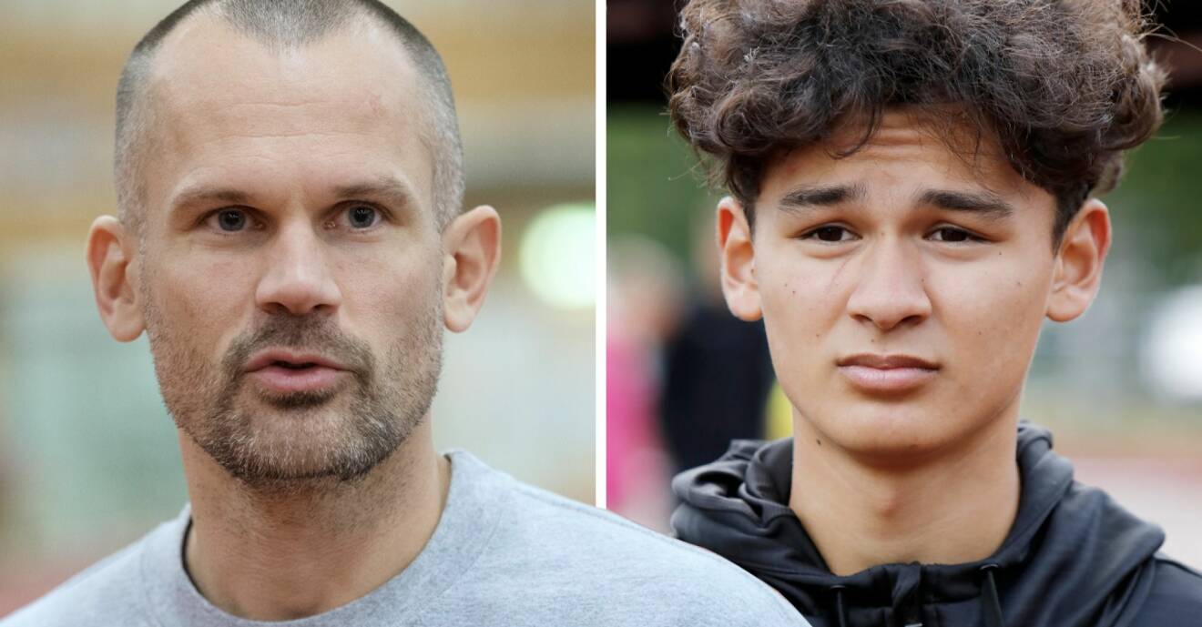 Stefan Holm stoppar 15-årige sonen Melwin efter succén