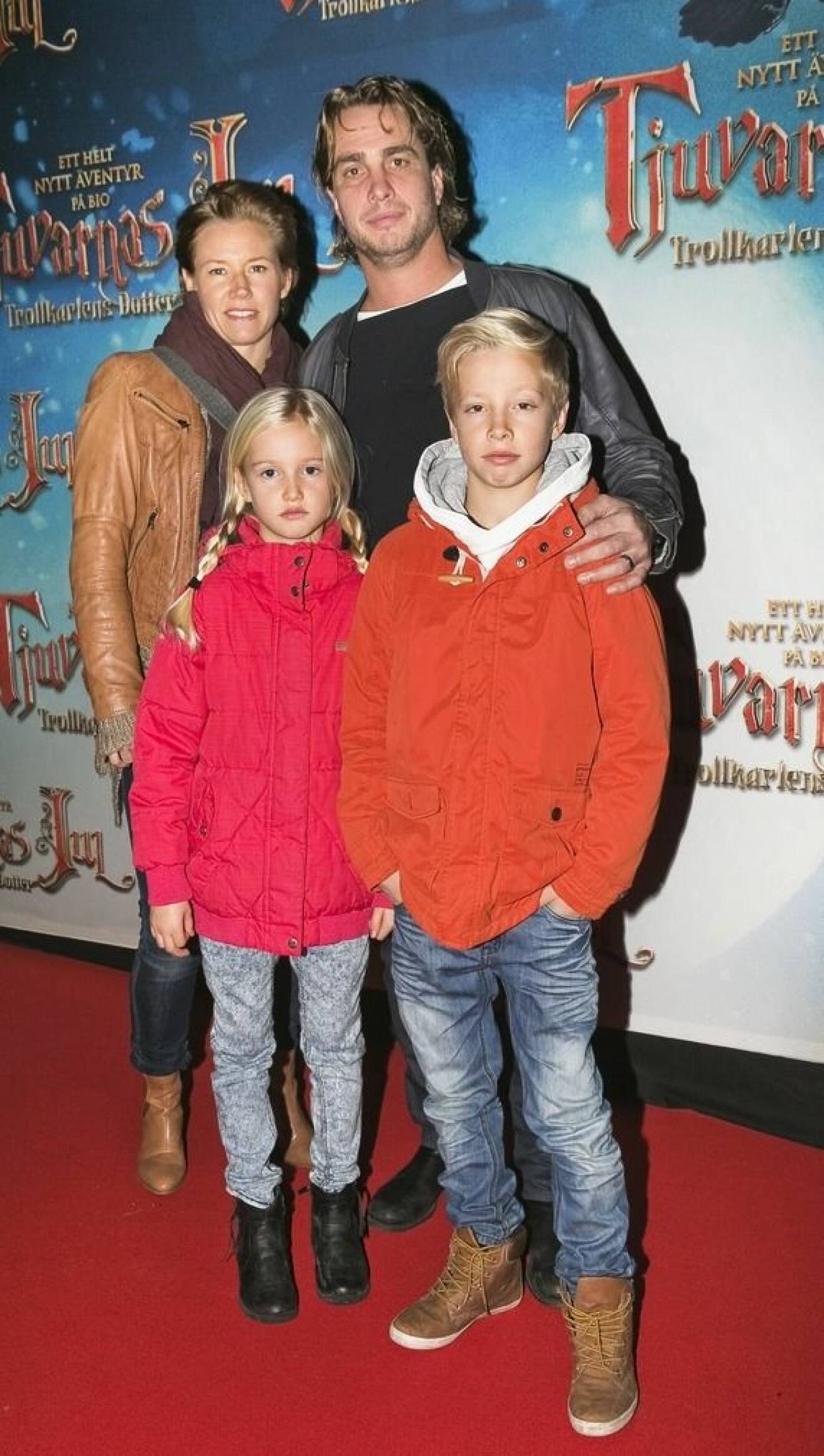 Anders Öfvergård med familj