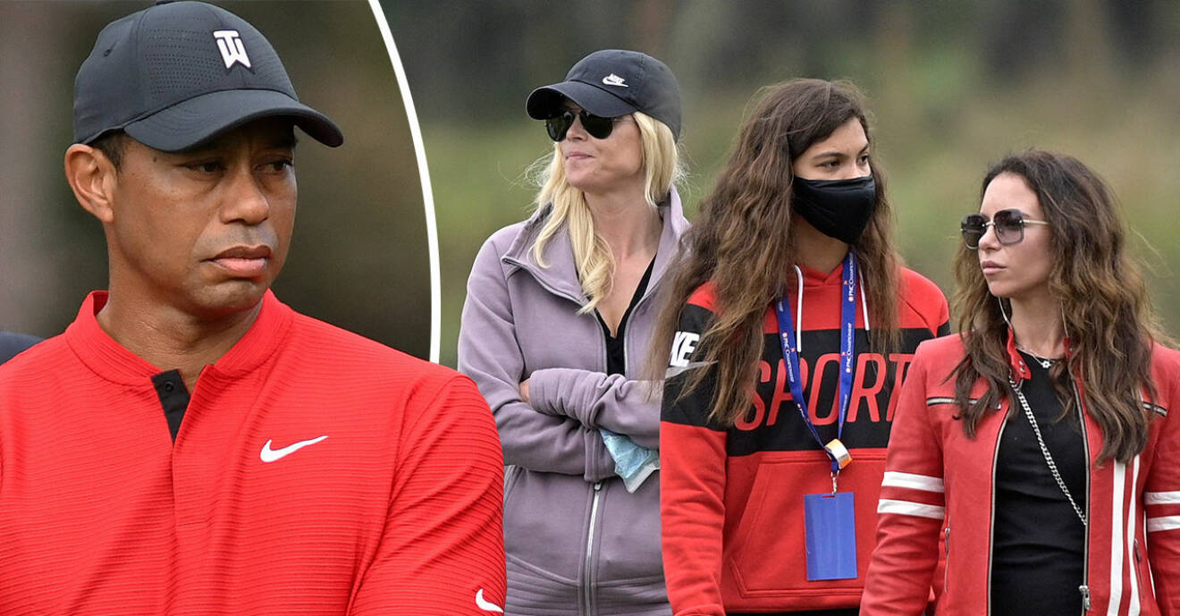 Tiger Woods exfru Elin Nordegren tillsammans med golfikonens nya flickvän.