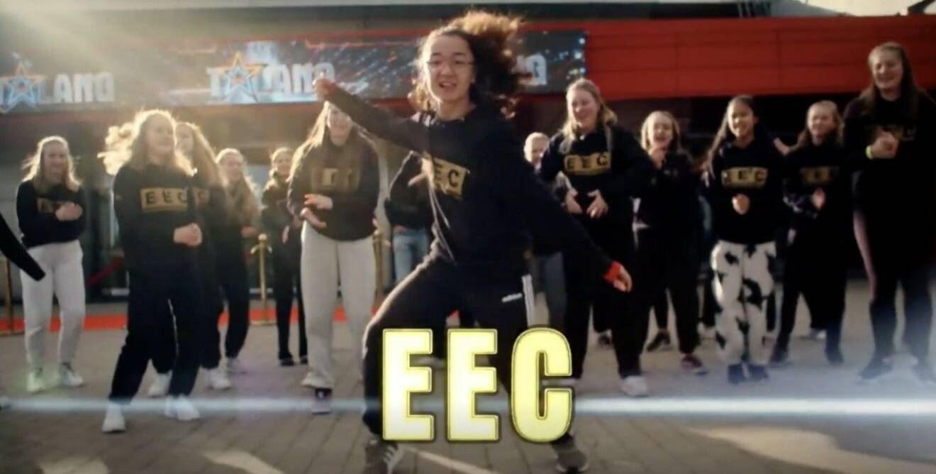 Dansgruppen EEC i Talang 2021