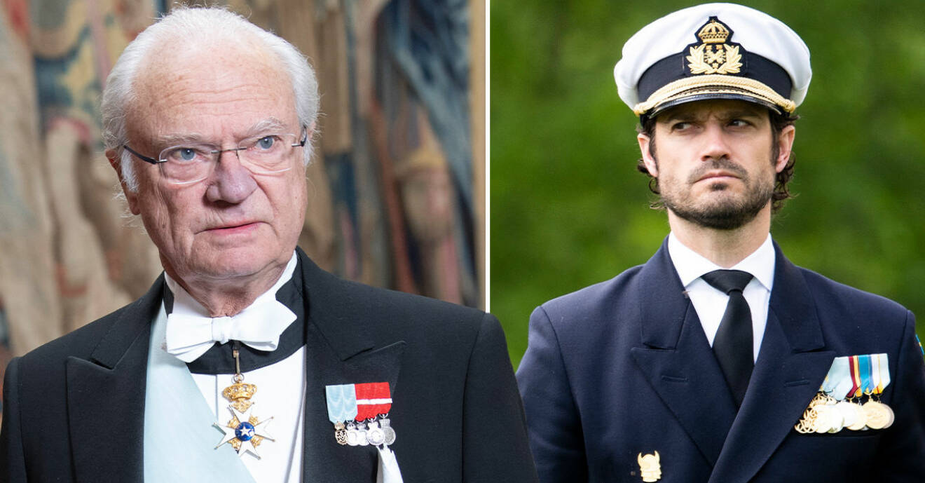 Kung Carl Gustaf, prins Carl Philip