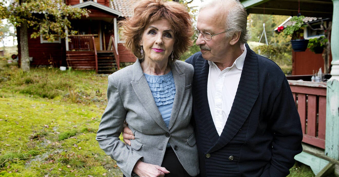 Elisabet Höglund och maken Bosse.