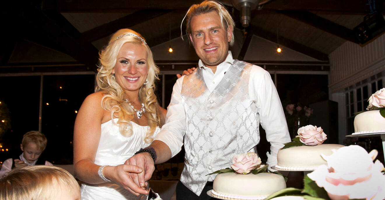 Louise Löfgren och Pär-Ola Nyström gifte sig 2011.