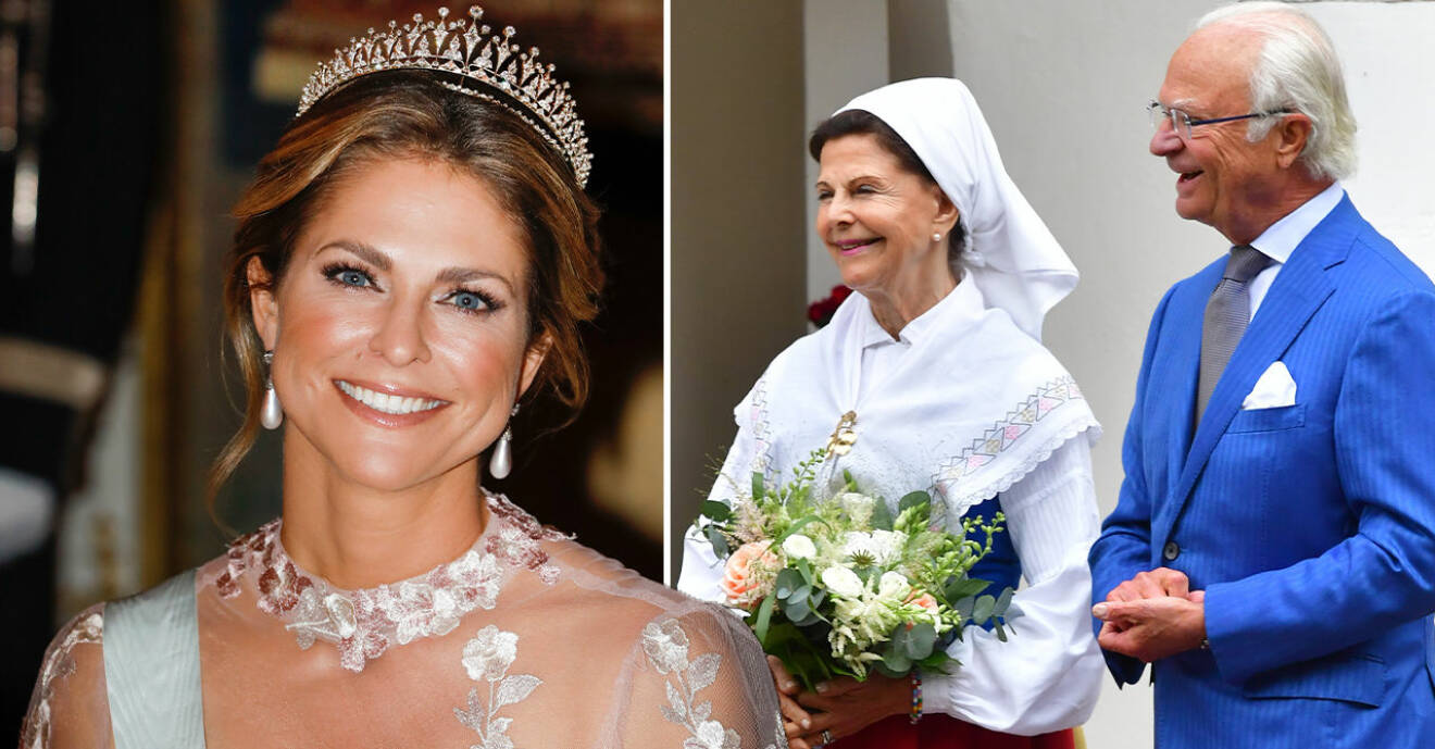 Prinsessan Madeleine, Drottning Silvia, Kung Carl Gustaf
