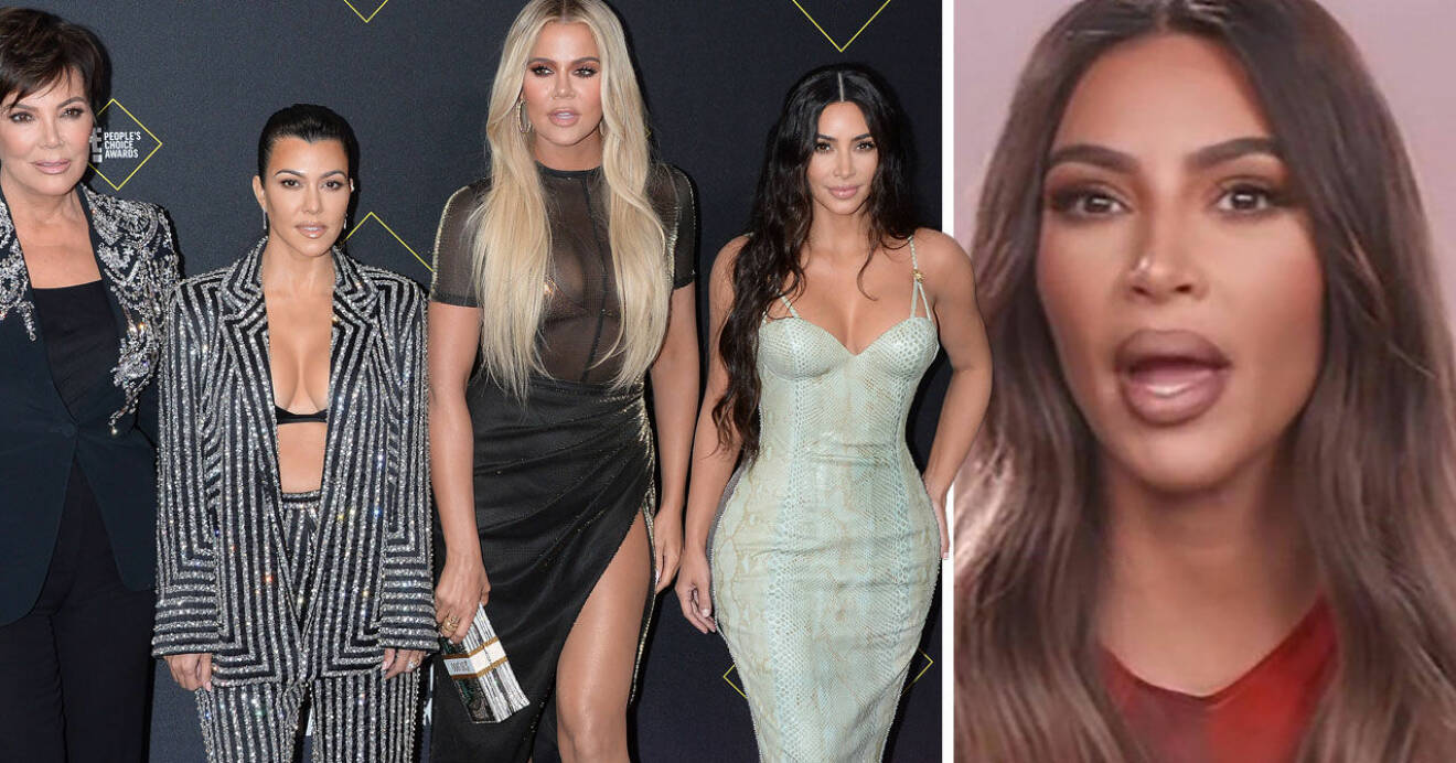 Kris Jenner, Kourtney Kardashian, Khloé Kardashian och Kim Kardashian på People's Choice Awards 2019.