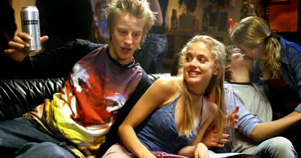 Filip och Amanda i Hip hip hora. Foto: TT Filip och Amanda i Hipp hipp hora