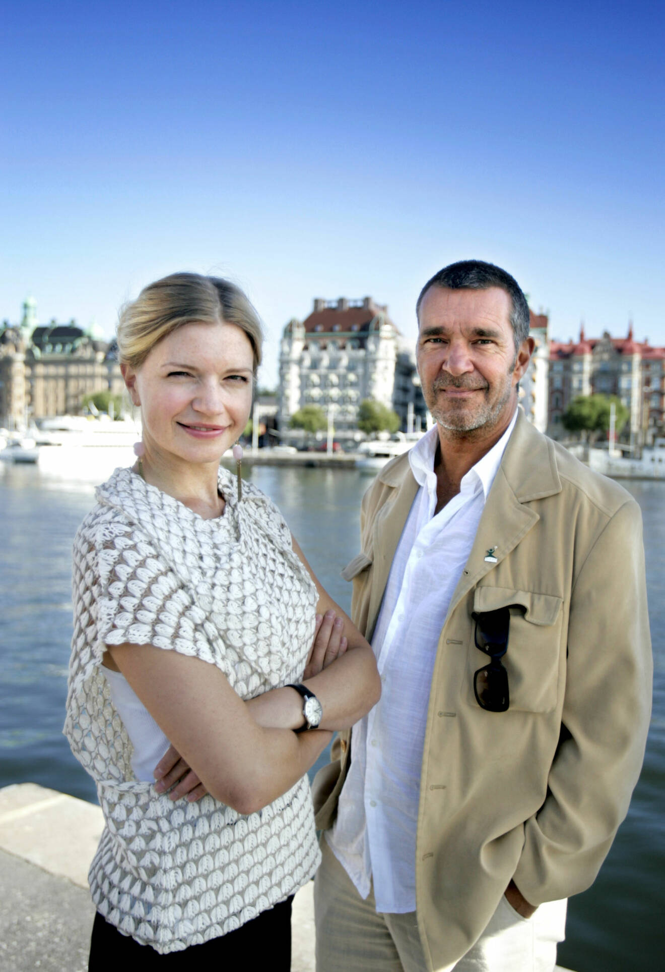 Cecilia Frode och Kjell Bergqvist, Mäklarna 2006.