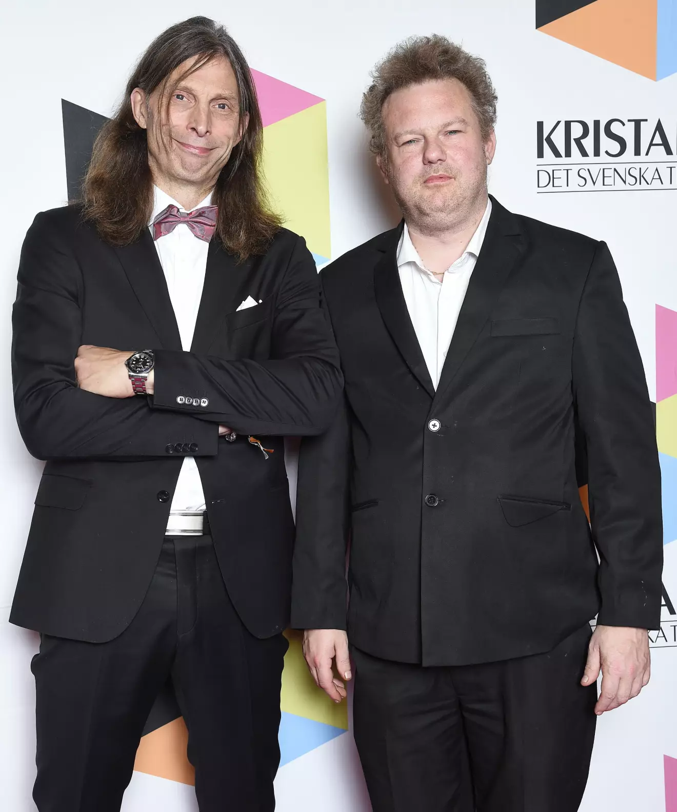 Ola-Conny Wallgren och Morgan Karlsson TV-priset Kristallen delas ut på Cirkus i Stockholm 2019.
