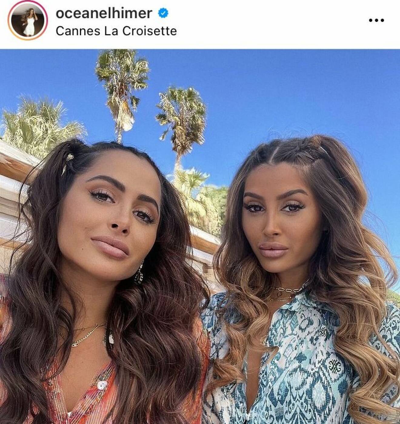 Systrarna Marine och Oceane el Himer är populära på Instagram.