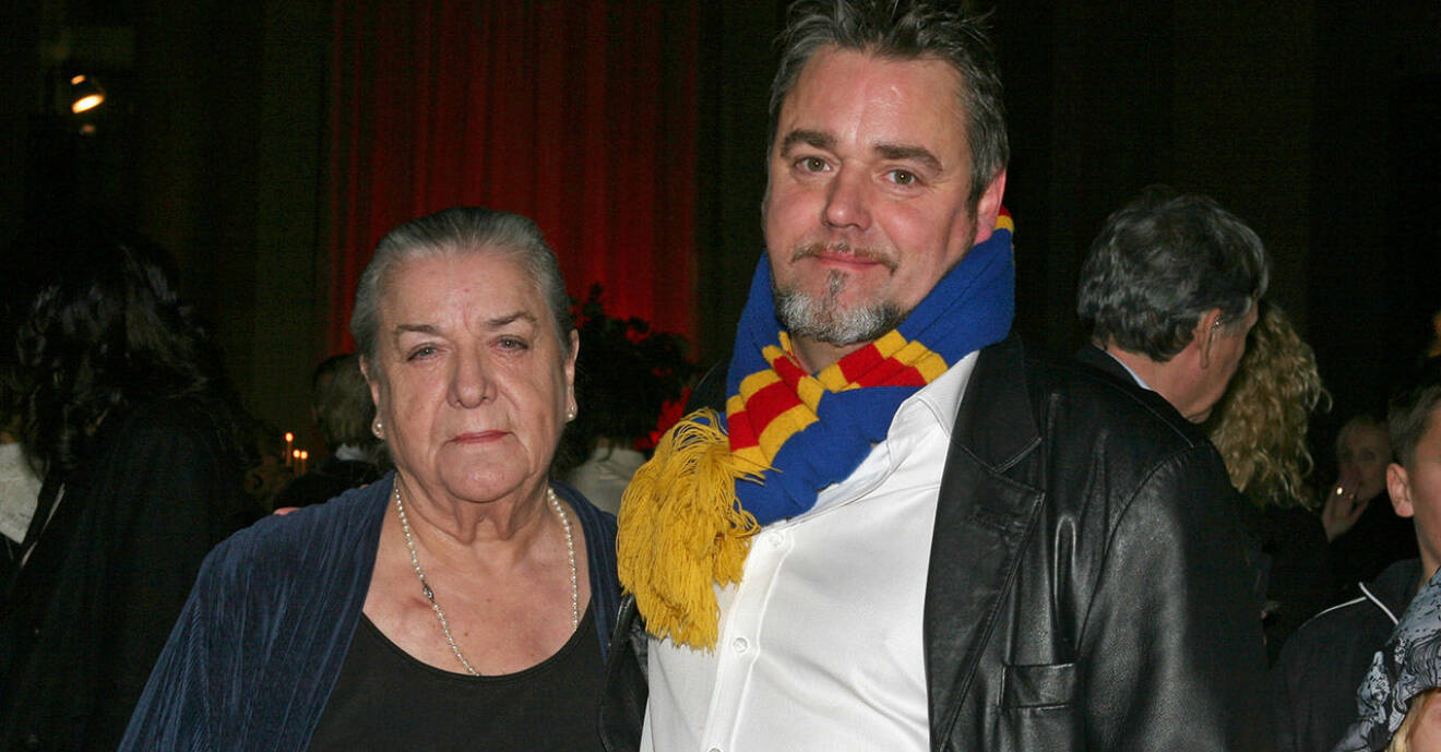 Jack Vreeswijk och mamma Ingalill 2010.