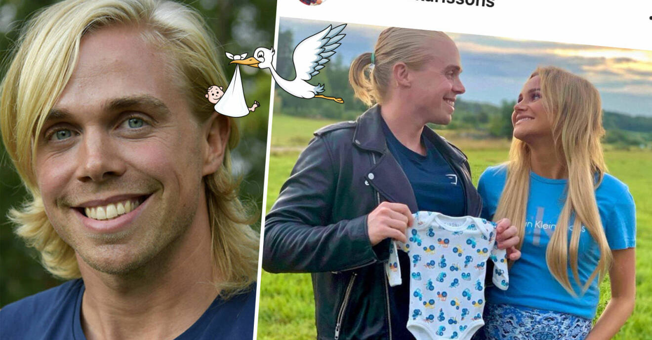 Mattias Karlsson väntar barn med Nathalie Thorén.