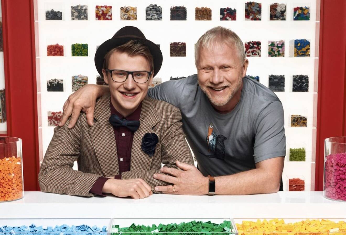 Albin Hansson och John-Erik Hansson i Lego Masters Sverige 2021