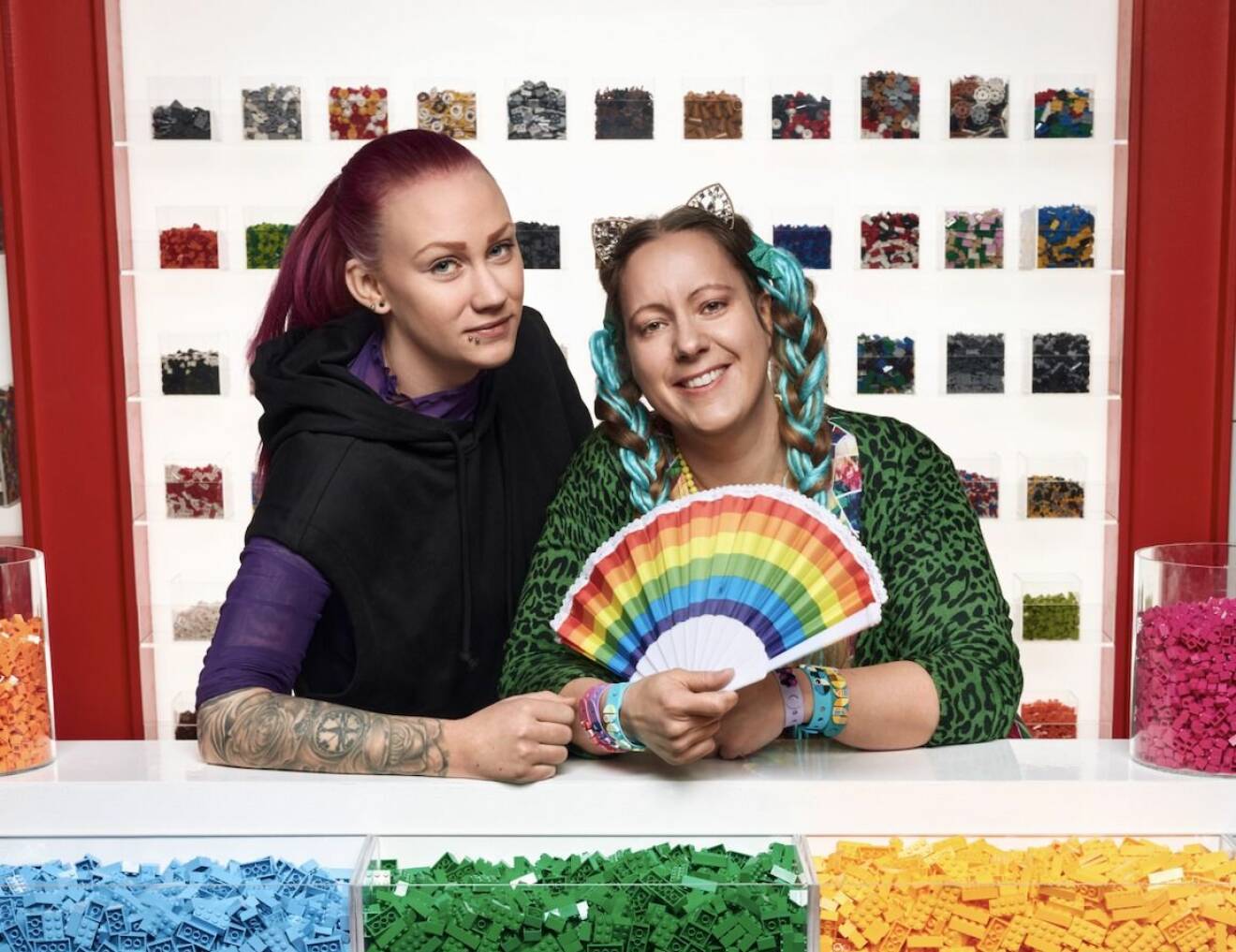 My Söderberg och Viola Lindell i Lego Masters Sverige 2021