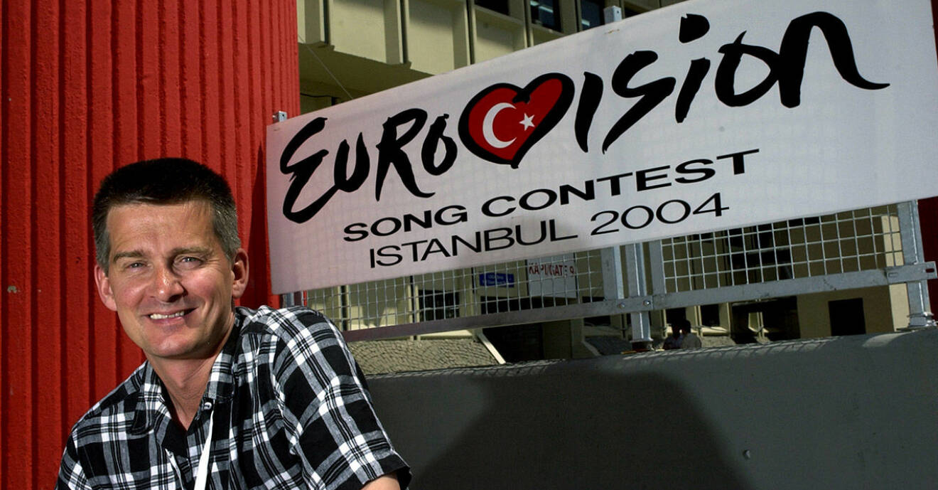 Pekka Heino var SVT:s kommentator för Eurovision song contest 2004.