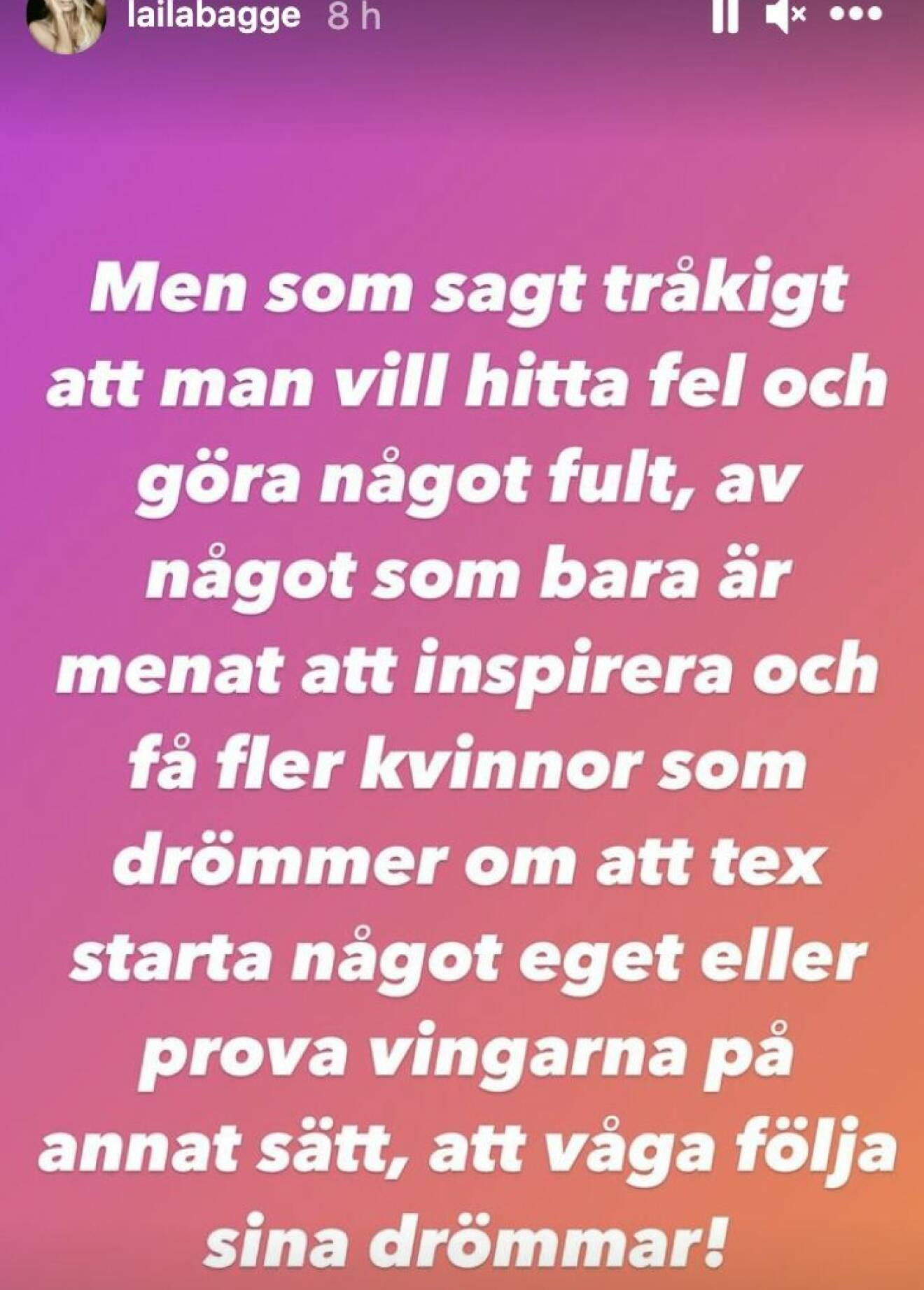 Laila Bagge ger svar på kritiken mot Svenska Powerkvinnor.